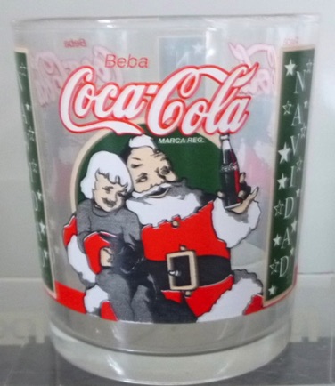 340987-1 € 7,50 coca cola glas kerstman met kind whiskey model.jpeg